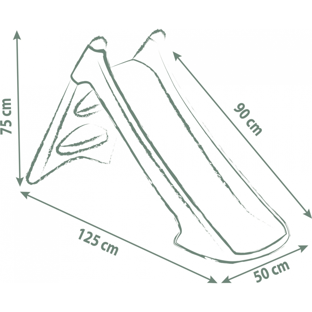 Гірка Smoby Life з водним ефектом, блакитно-бежева (7600820630) - зображення 4