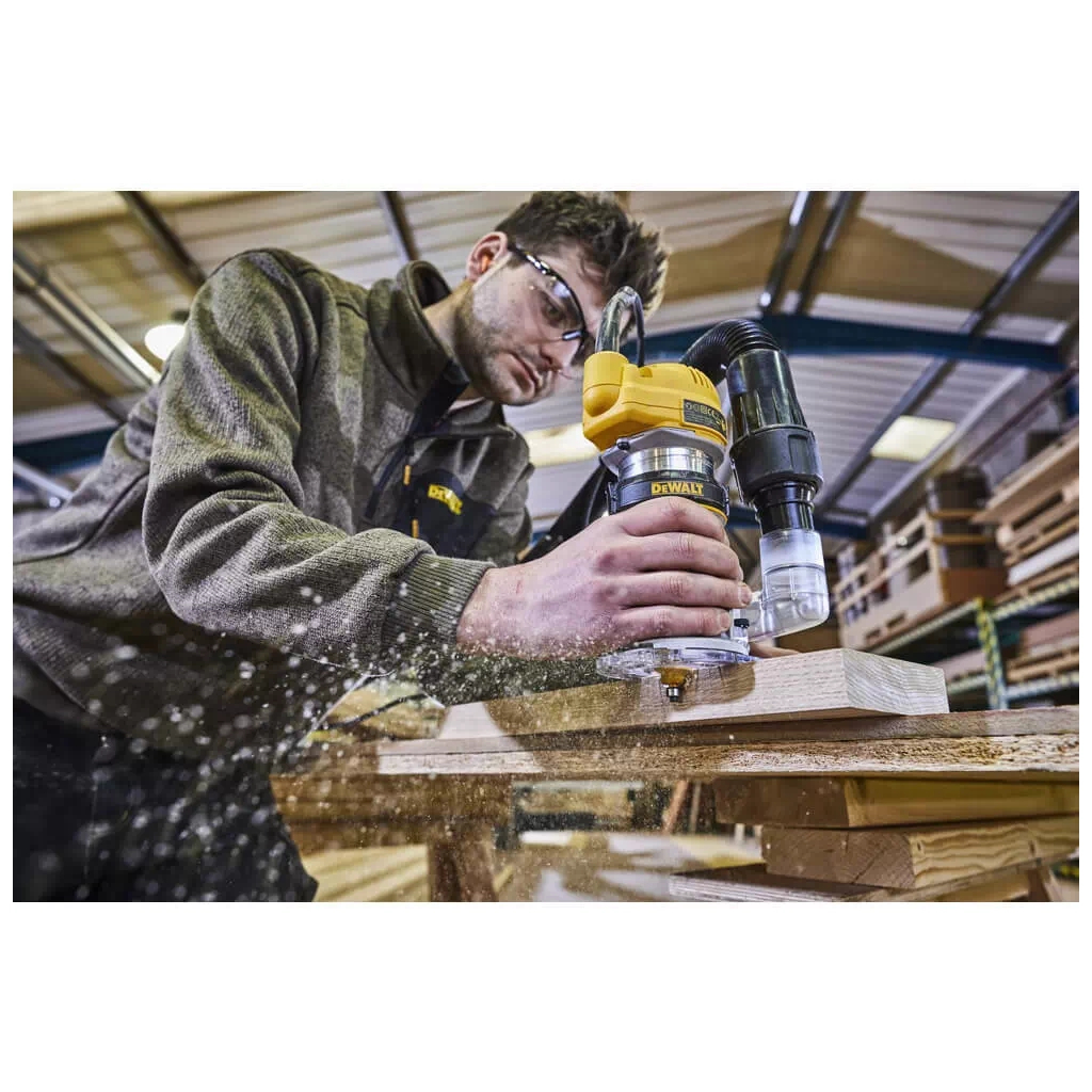 Фрезер DeWALT 900 Вт, 16000 - 27000 об/хв, цанга 8 мм, 4.4 кг (D26200) - изображение 10