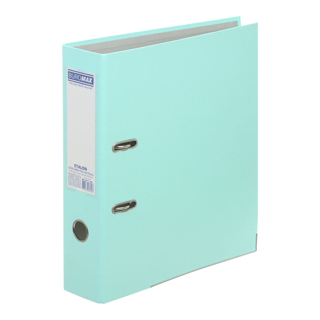 Папка - реєстратор Buromax Pastel A4 70 мм М'ятна (BM.3017-38c) - зображення 1
