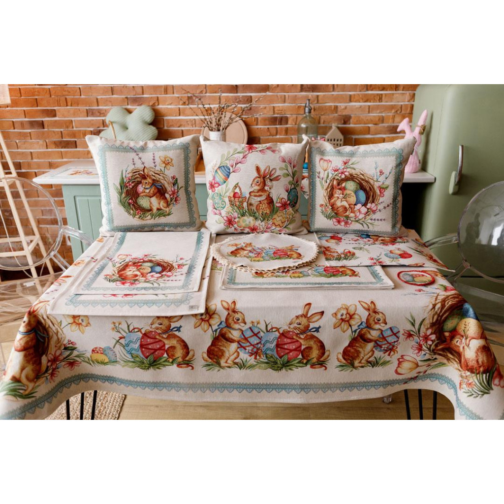 Скатертина Прованс гобеленова Злагода 135х180 см (034113) - зображення 9