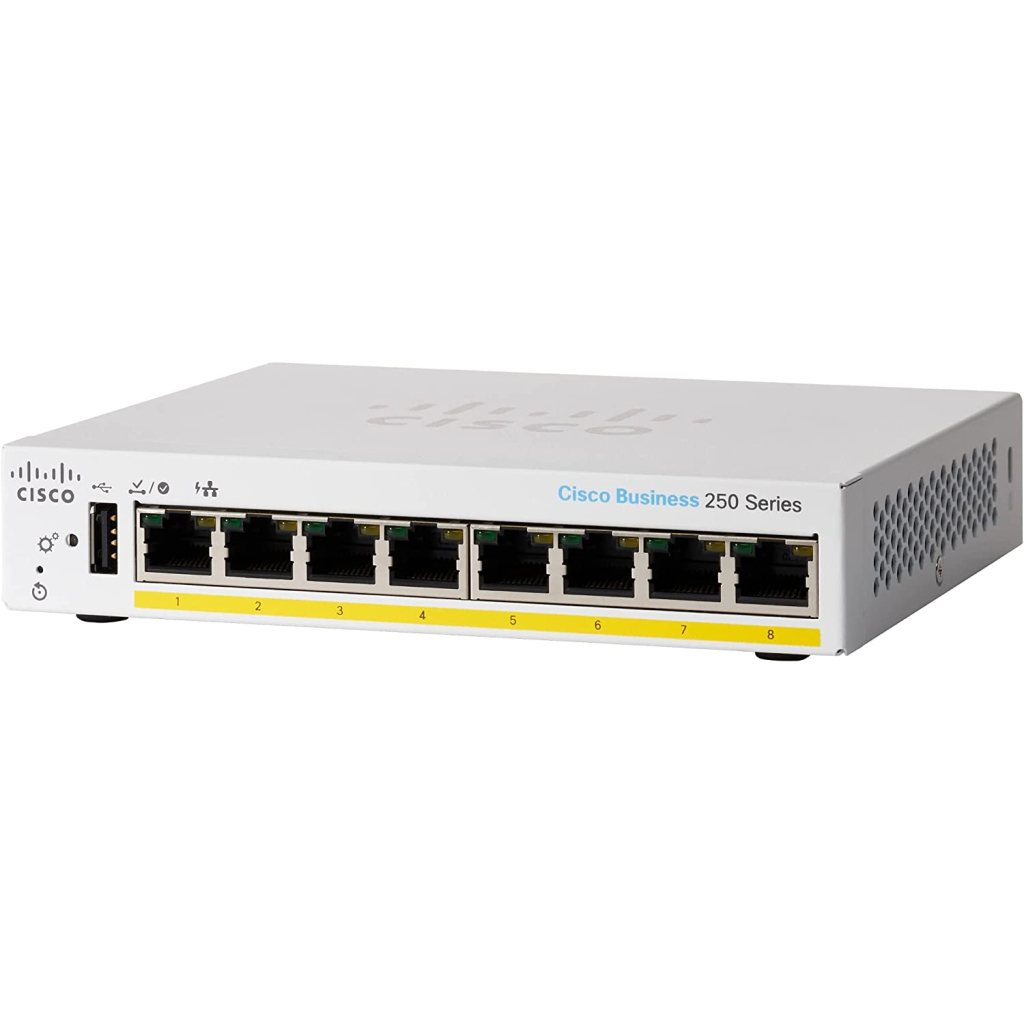 Комутатор мережевий Cisco CBS250-8PP-D-EU - зображення 2
