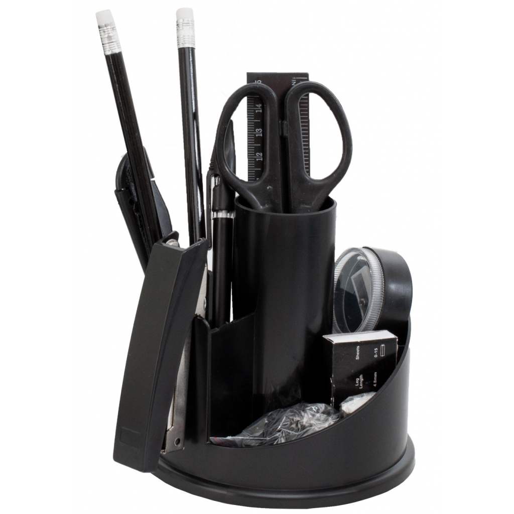 Настільний набір H-Tone 12 предметів, чорний (KIT-HT-JJ41006) - зображення 1