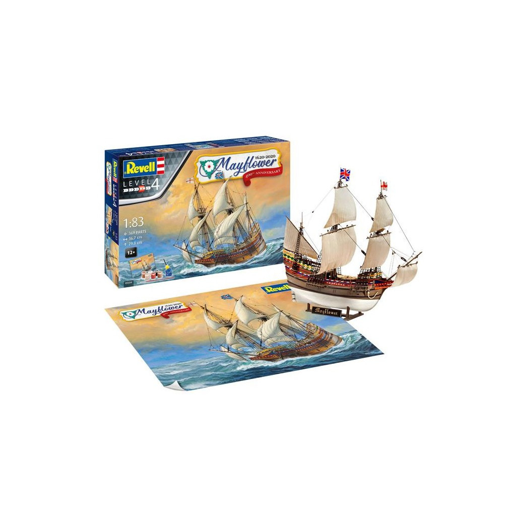 Збірна модель Revell набір Корабель Mayflower рівень 4, 1:83 (RVL-05684) - зображення 2