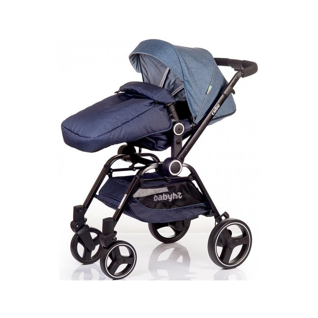 Коляска BabyHit 2 в 1 Cube Blue (25 084) - зображення 4