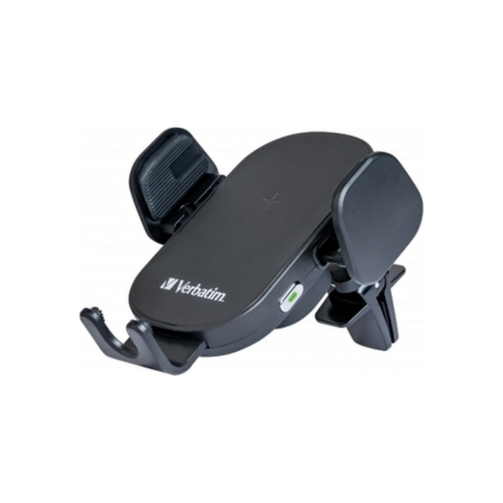Універсальний автотримач Verbatim FWC-01 with Qi Fast Wireless Car Charger (49552) - зображення 2