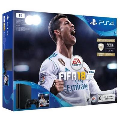 Ігрова консоль Sony PlayStation 4 Slim 1Tb Black (FIFA 18/ PS+14Day) (9933960) - изображение 10