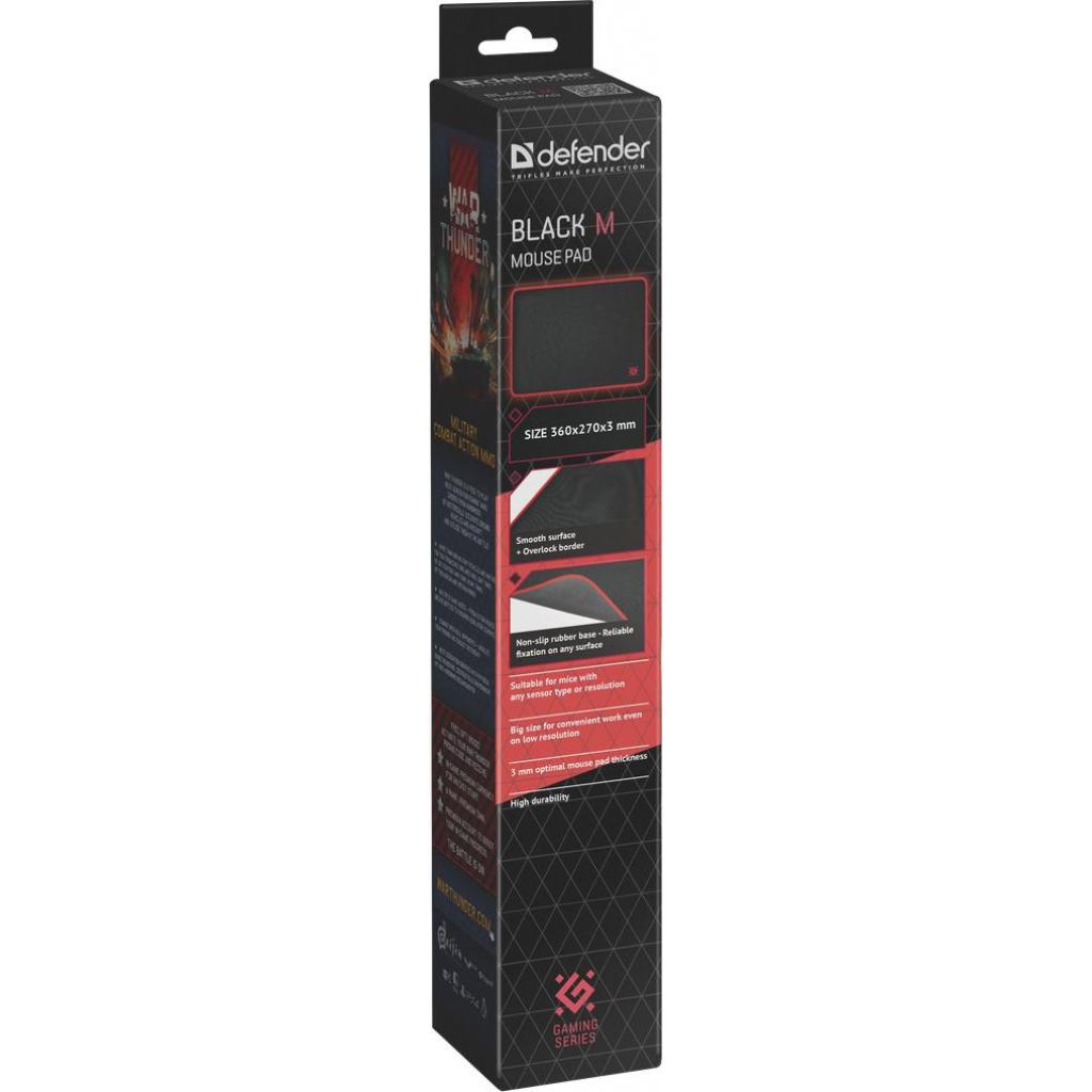 Килимок для мишки Defender Black M (50560) - зображення 4