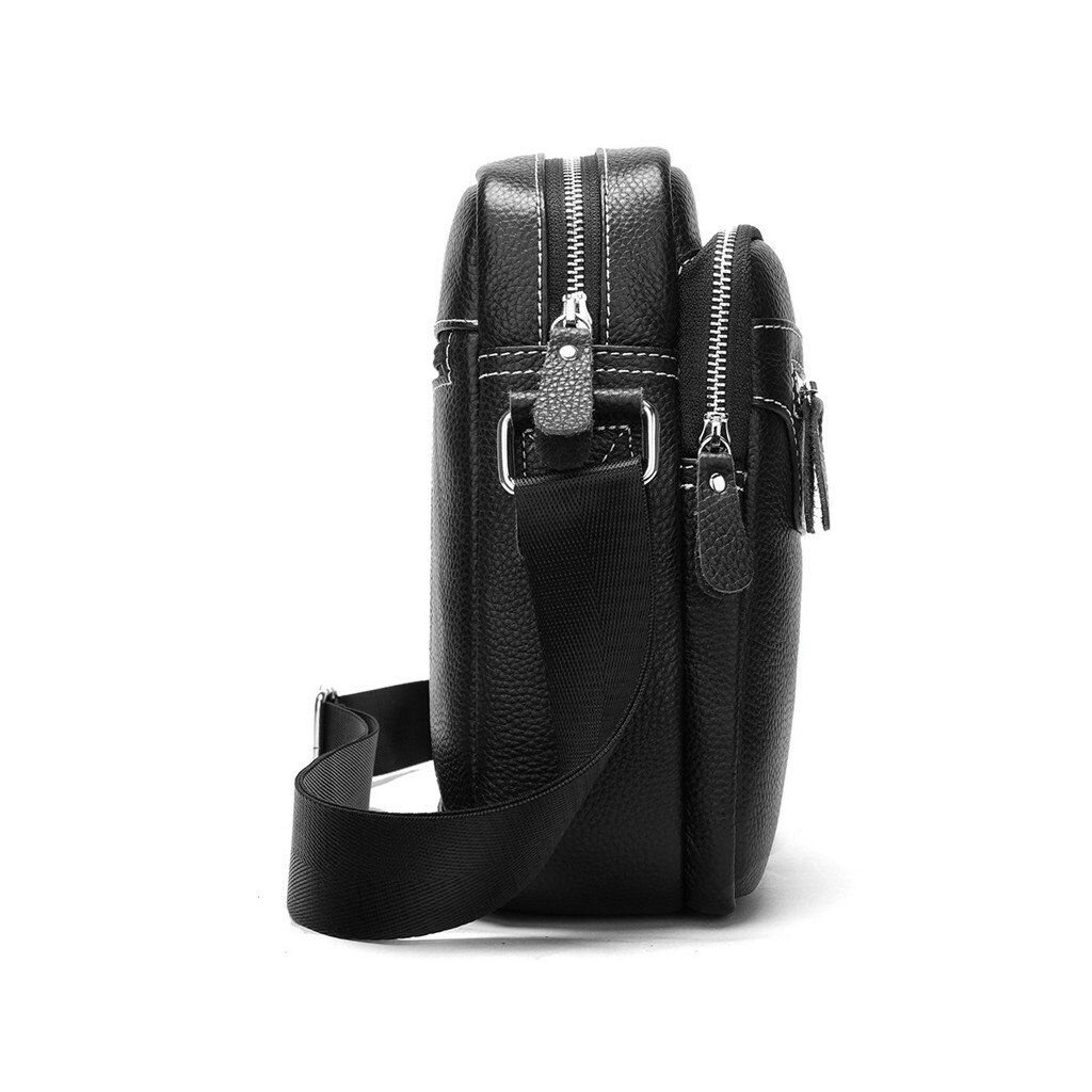 Сумка Vintage Шкіряна флотар Чорна (20018) - зображення 5