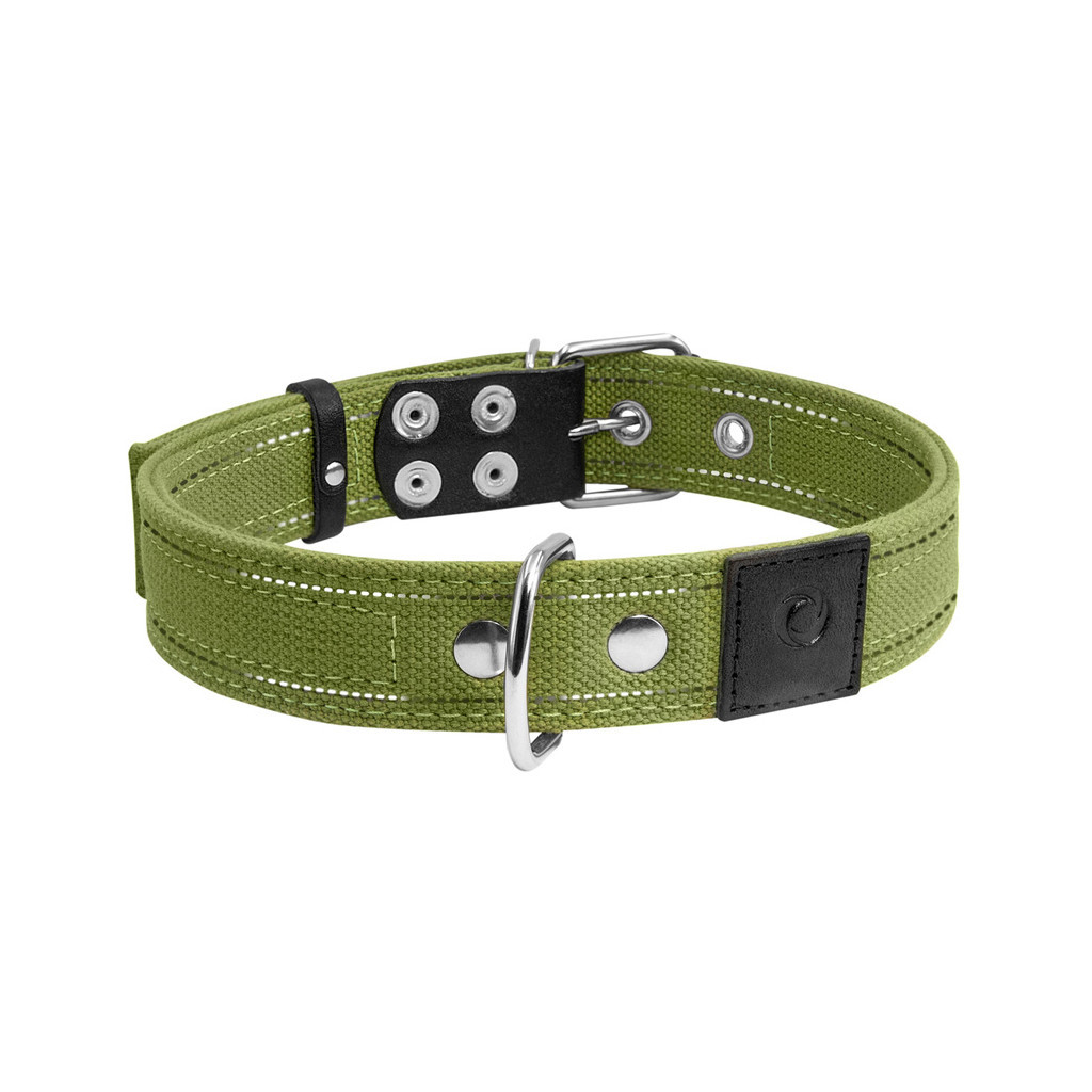 Нашийник для тварин Collar Брезент подвійний Ш 25 мм Д 41-53 см (6137) - зображення 2