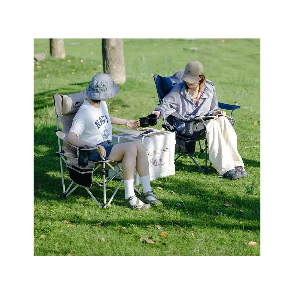 Крісло складане Naturehike CNK2300JJ012 алюміній чорний (6976023922909) - зображення 3