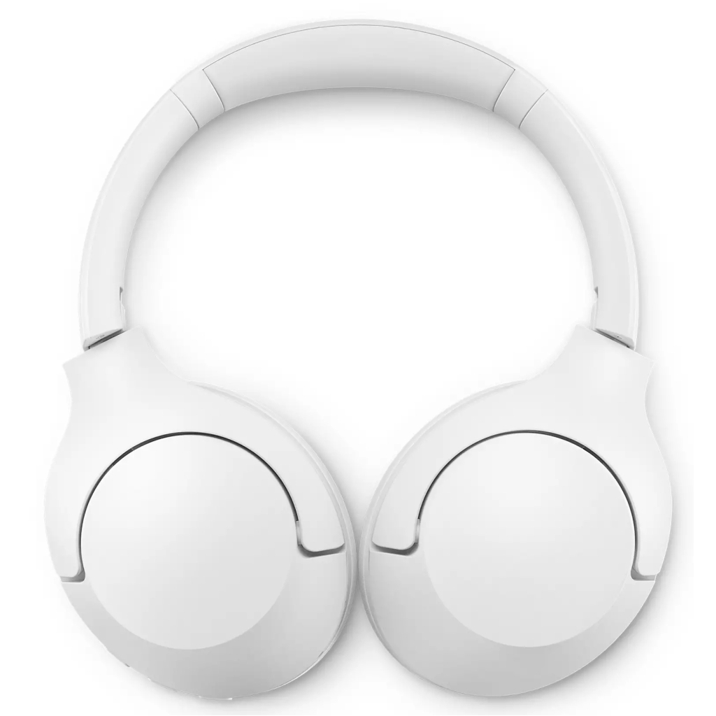 Навушники Philips TAH8506 Over-ear ANC Hi-Res Wireless Mic White (TAH8506WT/00) - зображення 3