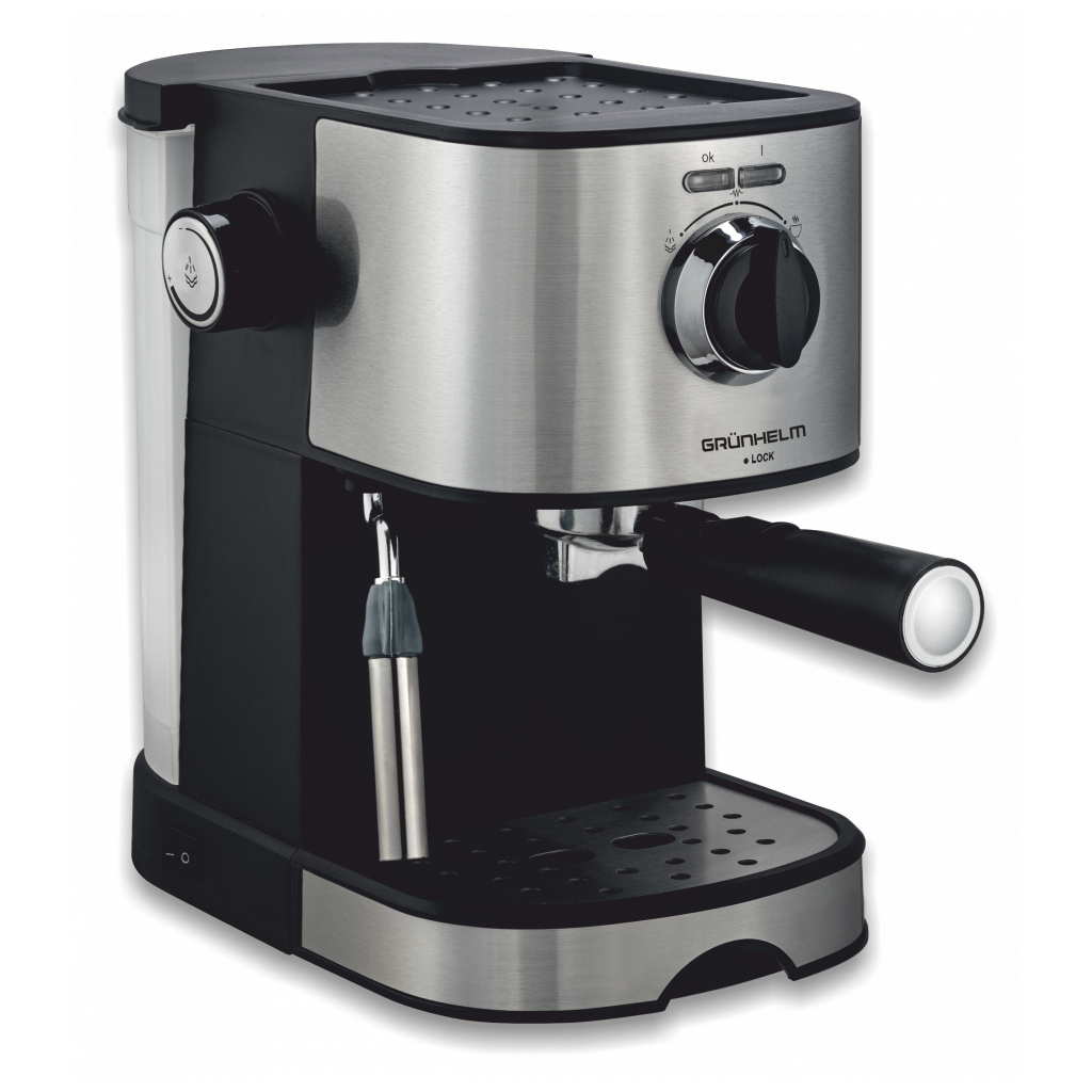Ріжкова кавоварка еспресо Grunhelm GEC17 - зображення 1