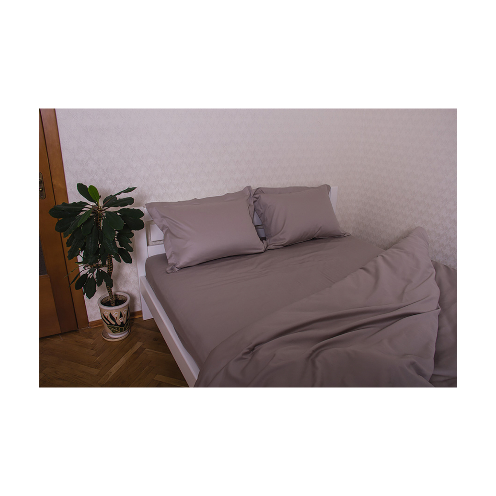 Підковдра Billerbeck Neustadt U сатин світло сіра 143х210 см (3089) - зображення 1