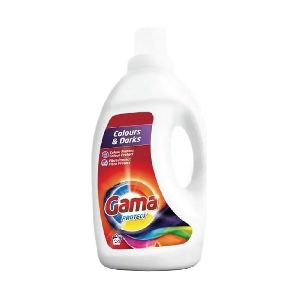 Гель для прання Gama Protect для кольорової і темної білизни 1.2 л (8435495815983) - зображення 1