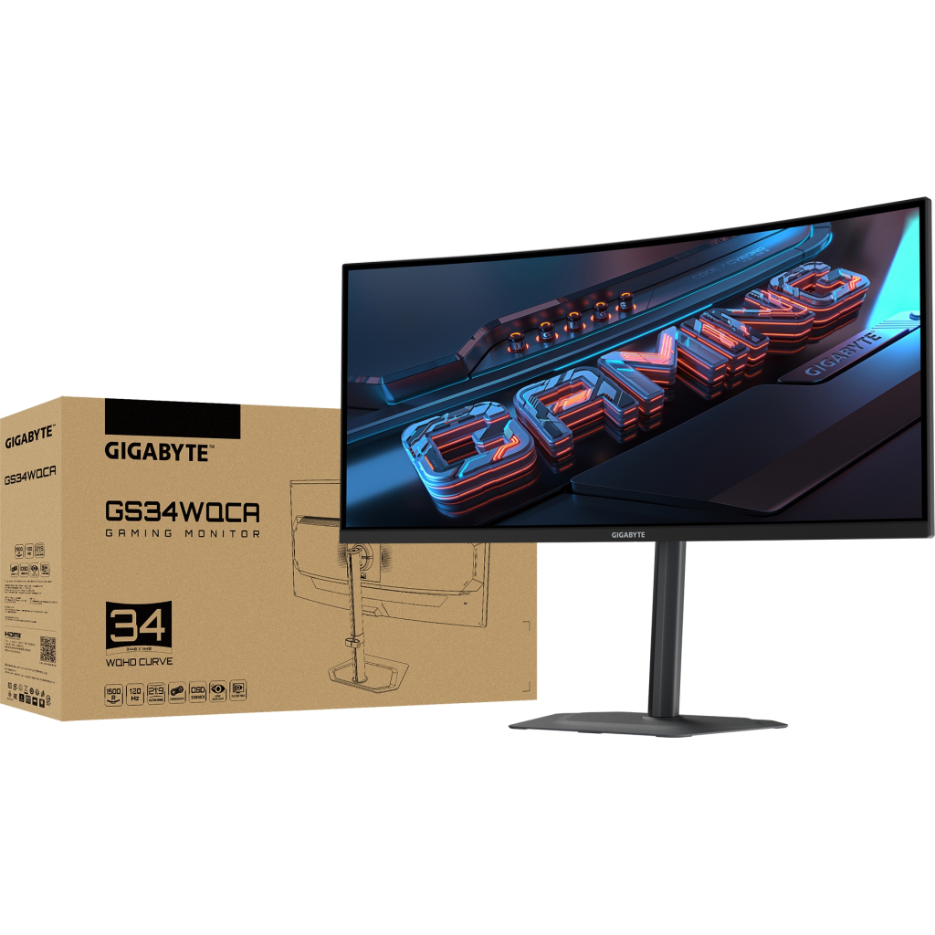 Монітор GIGABYTE GS34WQCA Gaming Monitor - зображення 9