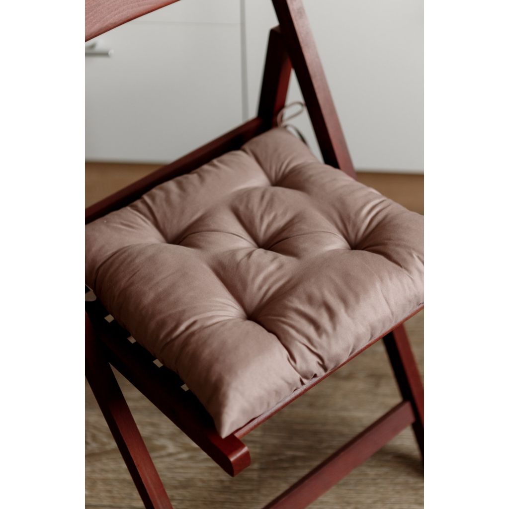Подушка на стілець Прованс Фібра коричнева 40х40 см (029613) - зображення 2