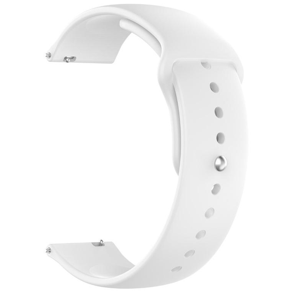 Ремінець до смарт-годинника Armorstandart Silicone Watch Strap 22mm White (ARM80668) - зображення 1