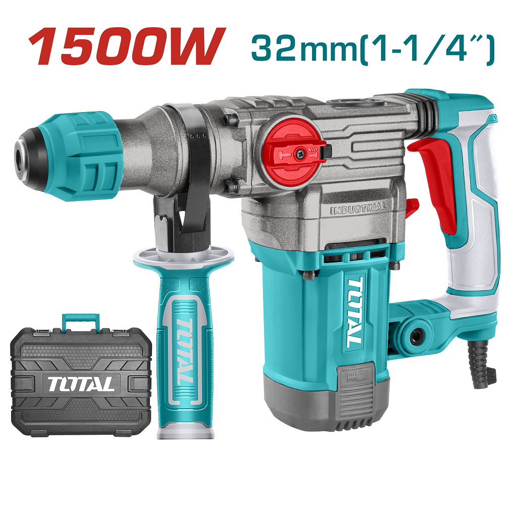 Перфоратор Total TH1153256 SDS-Plus, 1500Вт, 0-950об/хв, 5.5Дж, 0-4500 уд/хв (TH1153256) - изображение 7