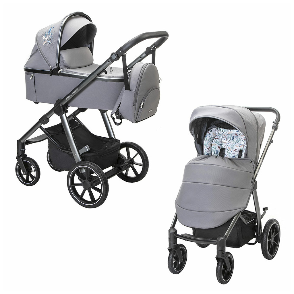Коляска Espiro 2 в 1 Bueno 2022 307 Gray Feather (205163) - зображення 1