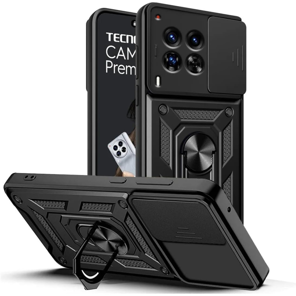 Чохол до мобільного телефона BeCover Military Tecno Camon 30 (CL6) Black (712170) - зображення 7