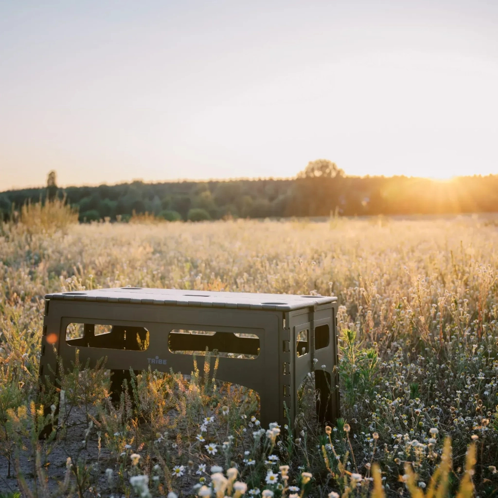 Туристичний стіл Tribe Camp Table Low пластиковий Olive (T-EF-0003-olive) - зображення 9