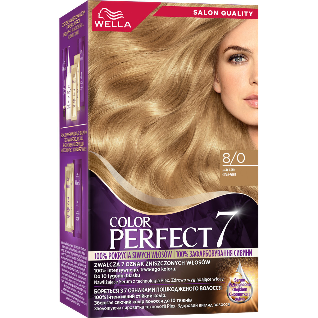 Фарба для волосся Wella Color Perfect 8/0 Світло-русявий (4064666598376) - изображение 1