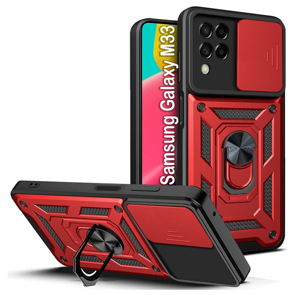 Чохол до мобільного телефона BeCover Military Samsung Galaxy M33 SM-M336 Red (707389) - зображення 1