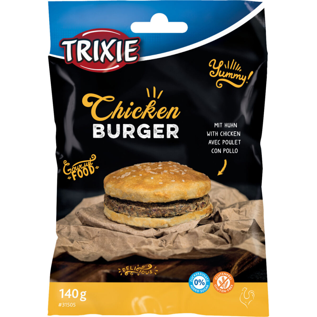 Ласощі для собак Trixie Chicken Burger 9 см (4053032439382) - зображення 2