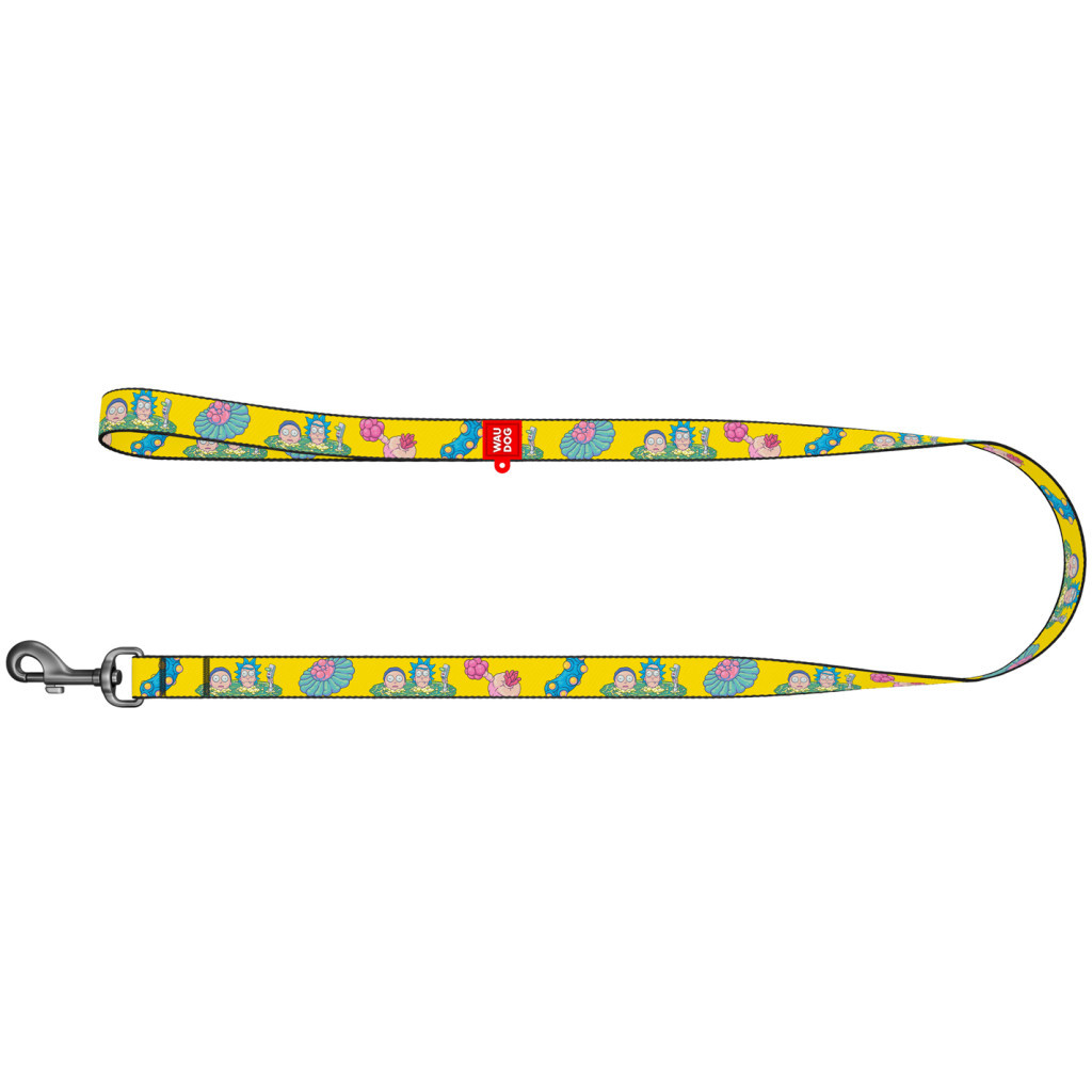 Повідець для собак WAUDOG Nylon "Рік та Морті 1" L-XXL Ш 25 мм (4925-0280) - зображення 2