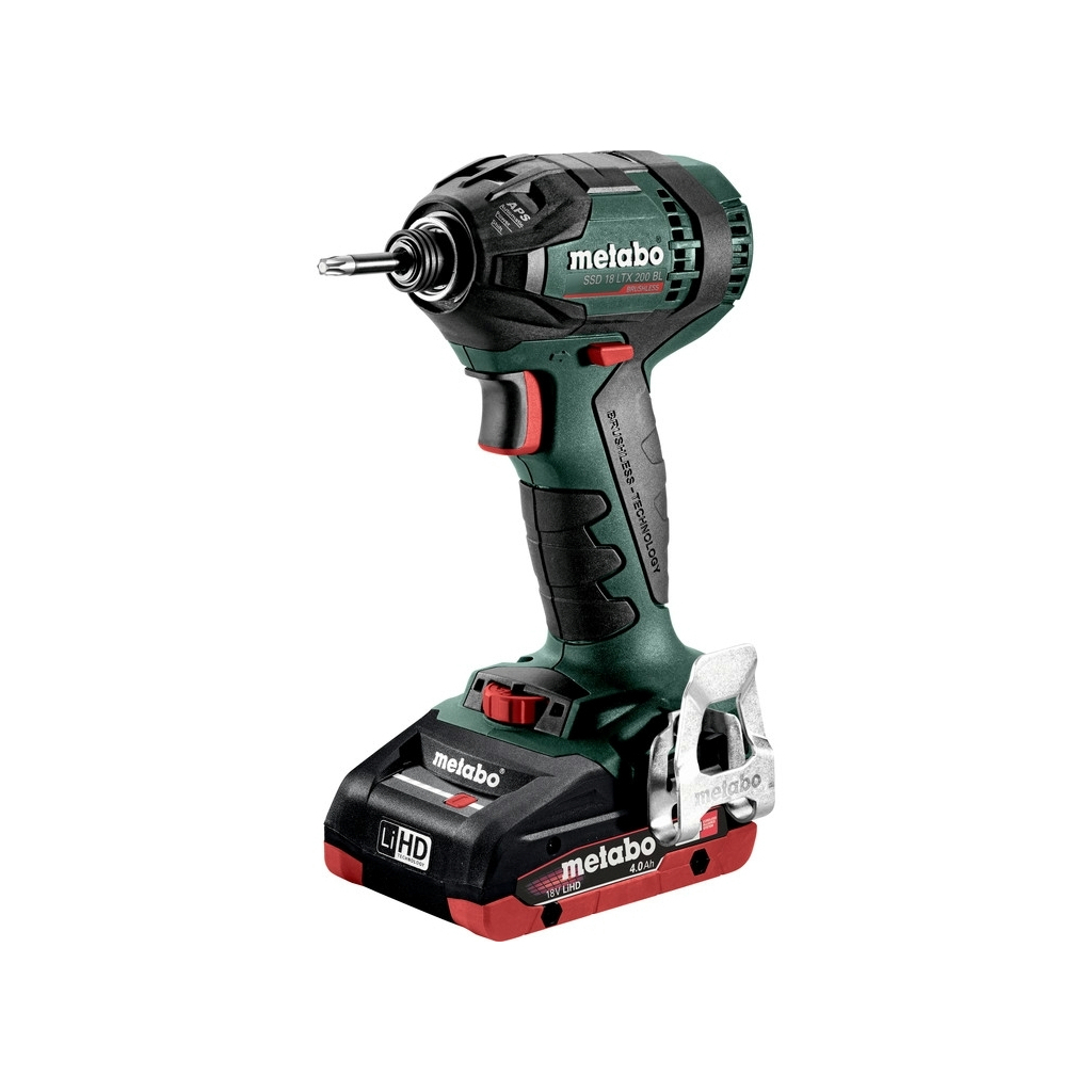 Гайковерт Metabo SSD 18 LTX 200 BL 18В, 2х4Ah, 2900об/хв, 200Нм (602396800) - зображення 1