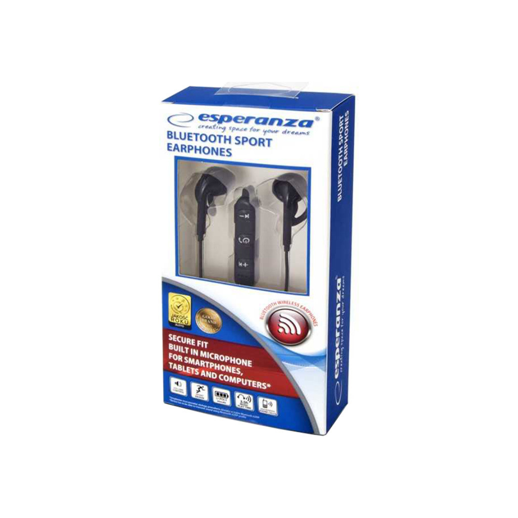 Навушники Esperanza Sport Black (EH187K) - зображення 2