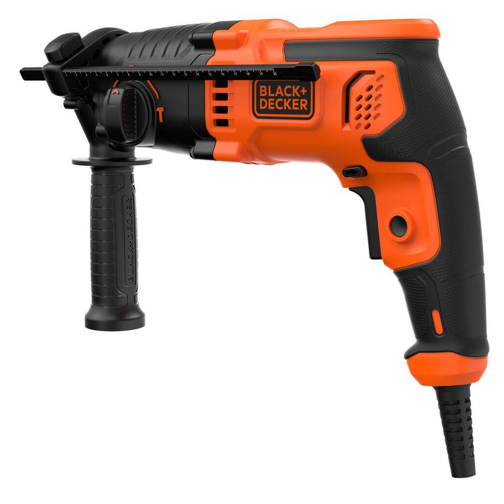 Перфоратор Black&Decker SDS-Plus, 650 Вт, 1.6 Дж, 3 режими, кейс, 3.57 кг (BEHS01) - изображение 5