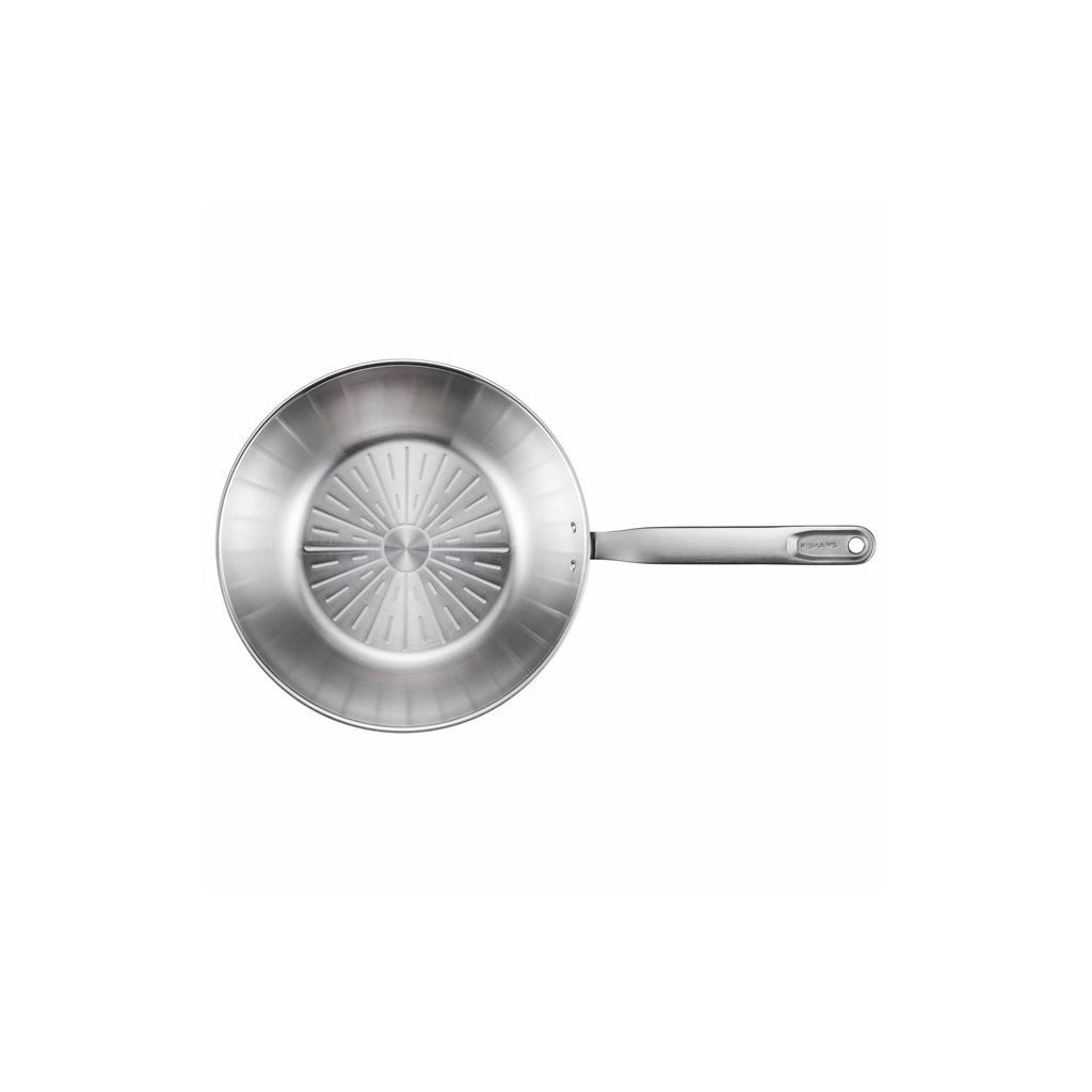 Сковорода Fiskars Вок All Steel Pure матова 28 см (1065629) - зображення 4