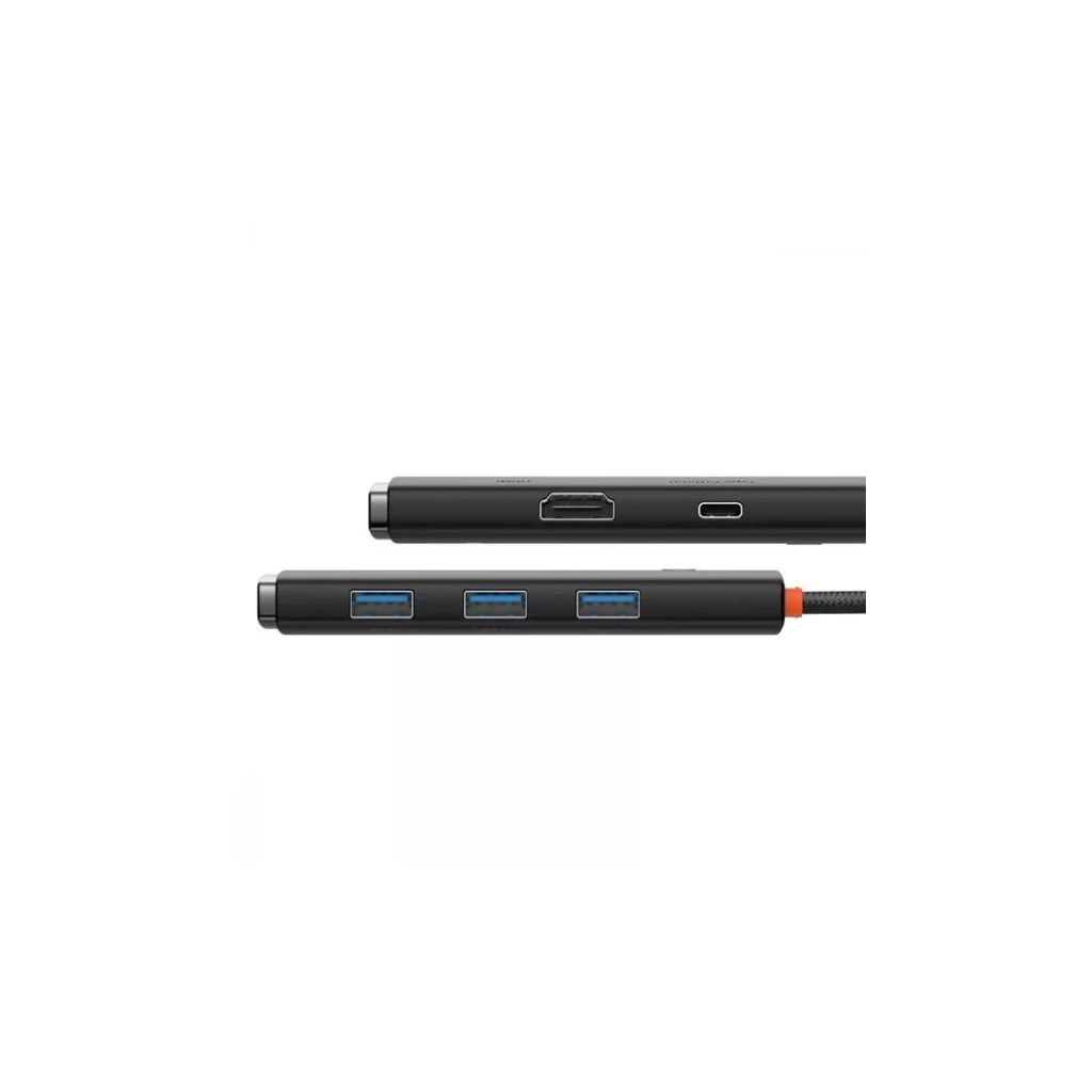 Концентратор Baseus USB-C 5-in-1 HDMI + 3xUSB 3.0 + PD black (WKQX040001) - изображение 5