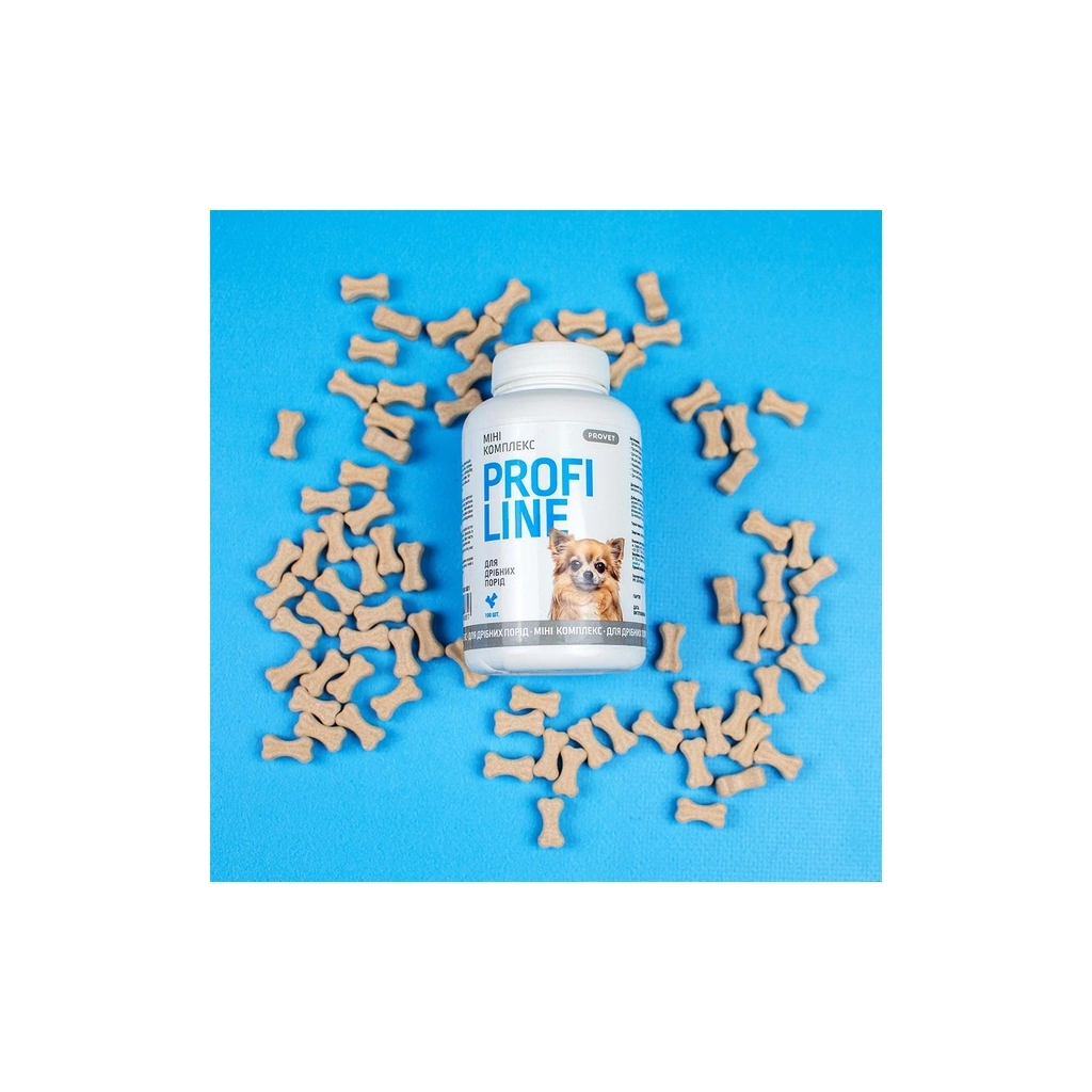 Вітаміни для собак ProVET Міні комплекс для дрібних порід 100 табл. (4823082431687) - изображение 2