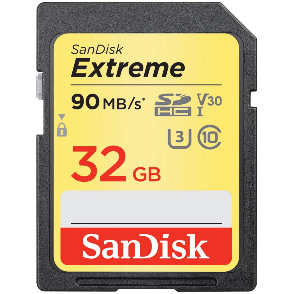 Карта пам'яті SanDisk 32GB SDHC class 10 V30 UHS-I U3 Extreme 2-pack (SDSDXVE-032G-GNCI2) - зображення 2