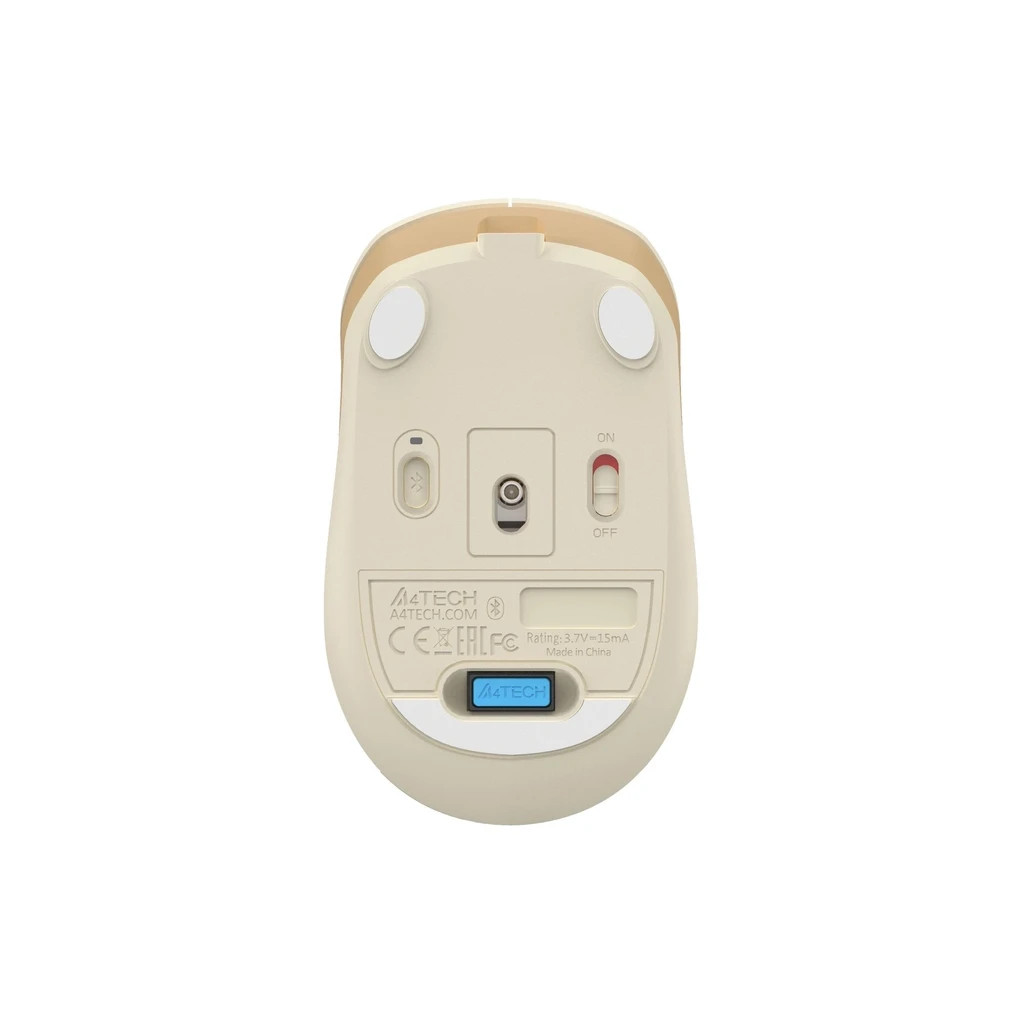 Мишка A4Tech FB26CS Air Wireless/Bluetooth Cafe Latte (4711421991186) - зображення 10