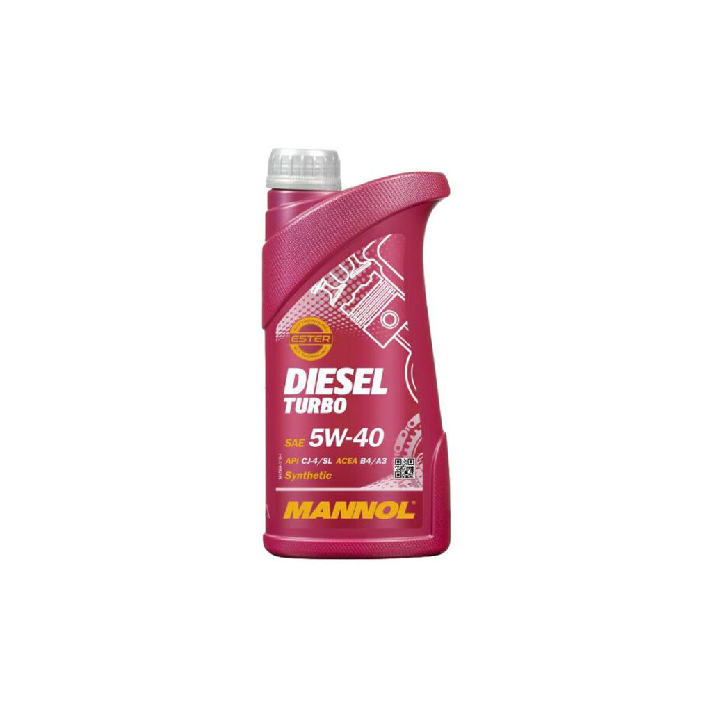 Моторна олива Mannol Diesel TURBO 5W-40 1L (MANNOL 5W-40 CG-4/SJ) - зображення 1