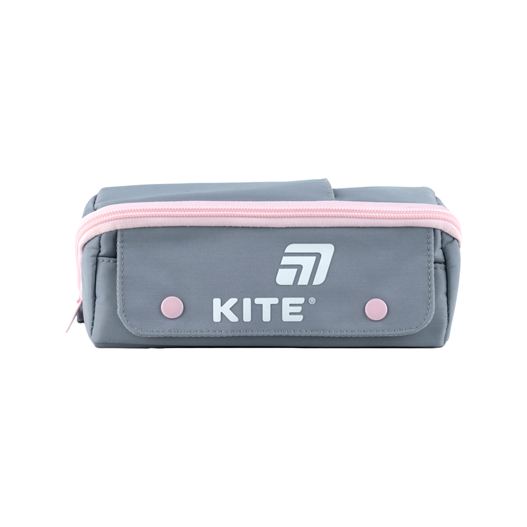 Пенал Kite 2702-1 сіро-рожевий (K25-2702-1) - зображення 3