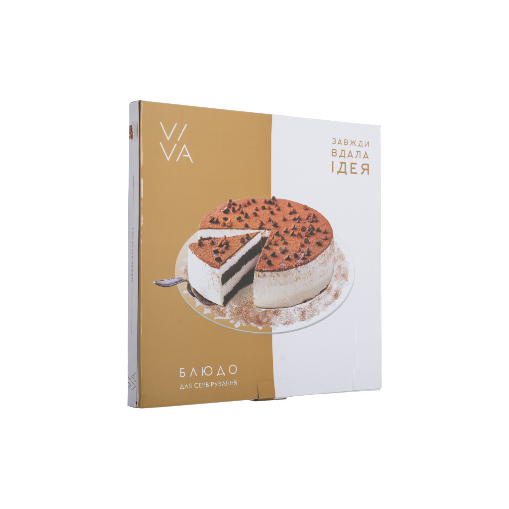 Тортівниця Viva Lace на нiжцi поворотна 30 см (S3012/2-D001) - изображение 2