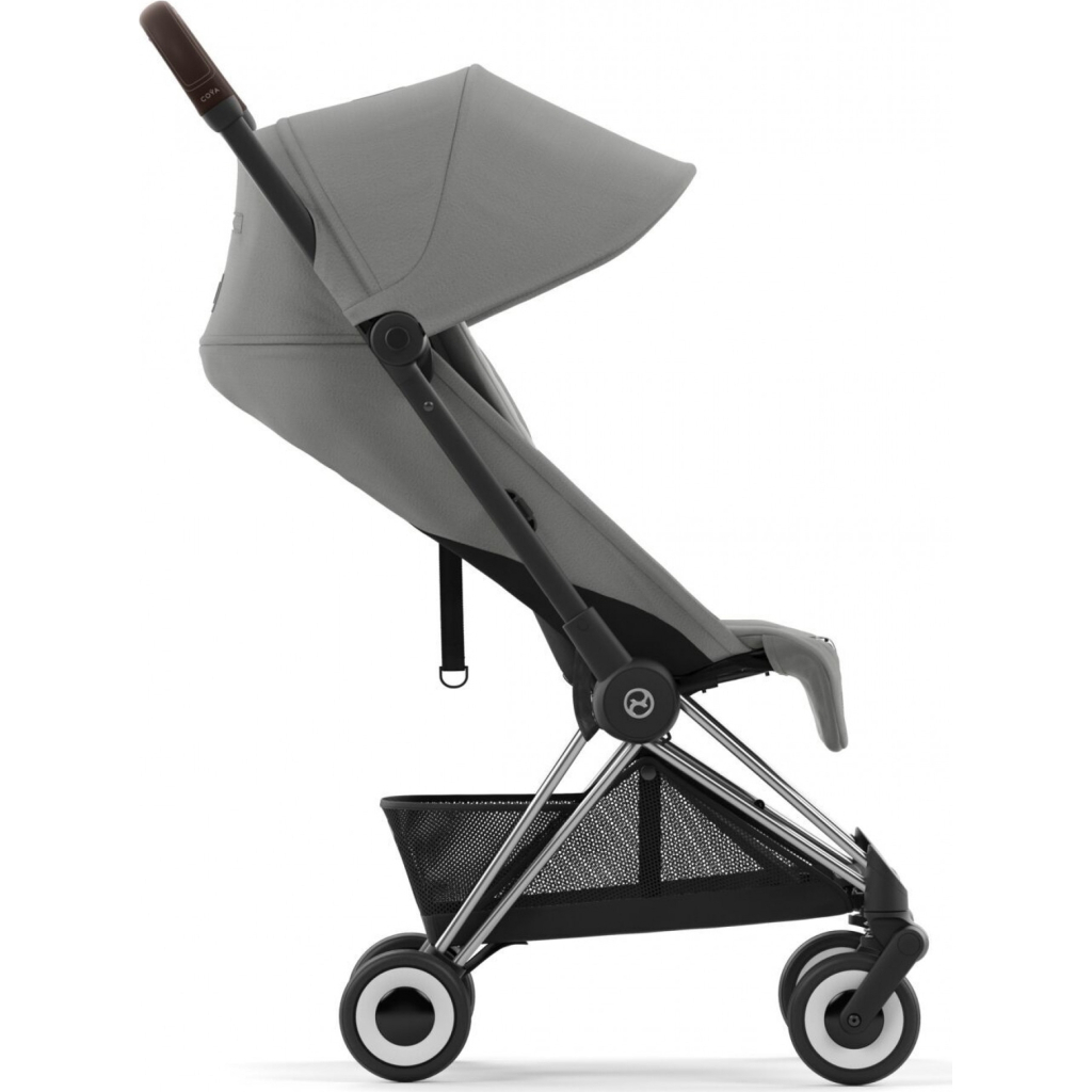 Коляска Cybex Coya Chrome Dark Brown Mirage Grey (522004395) - зображення 4
