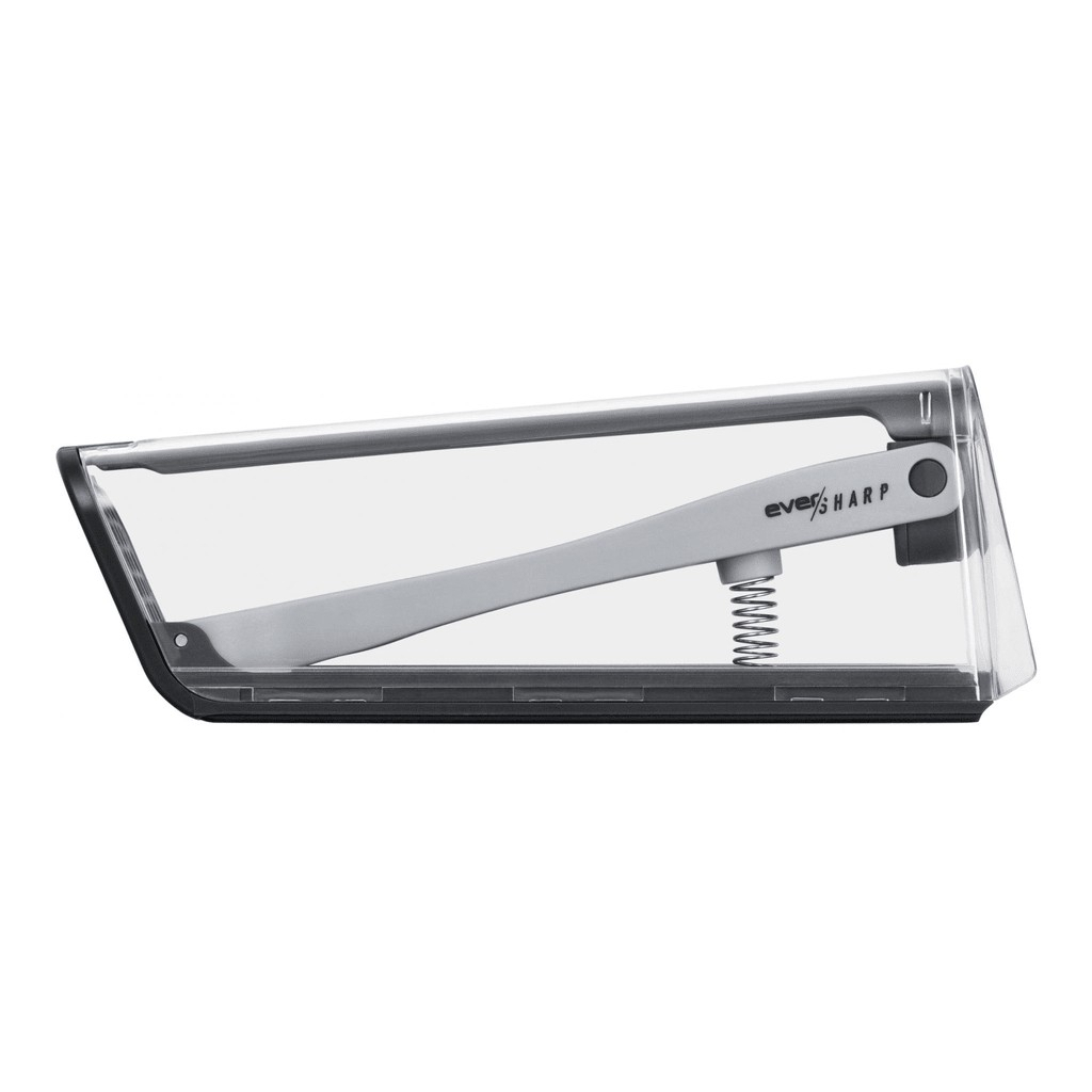 Кухонний ніж Tefal Eversharp, 16.5см, з чохол-точило нержавіюча сталь, чорний (K2569004) - зображення 4