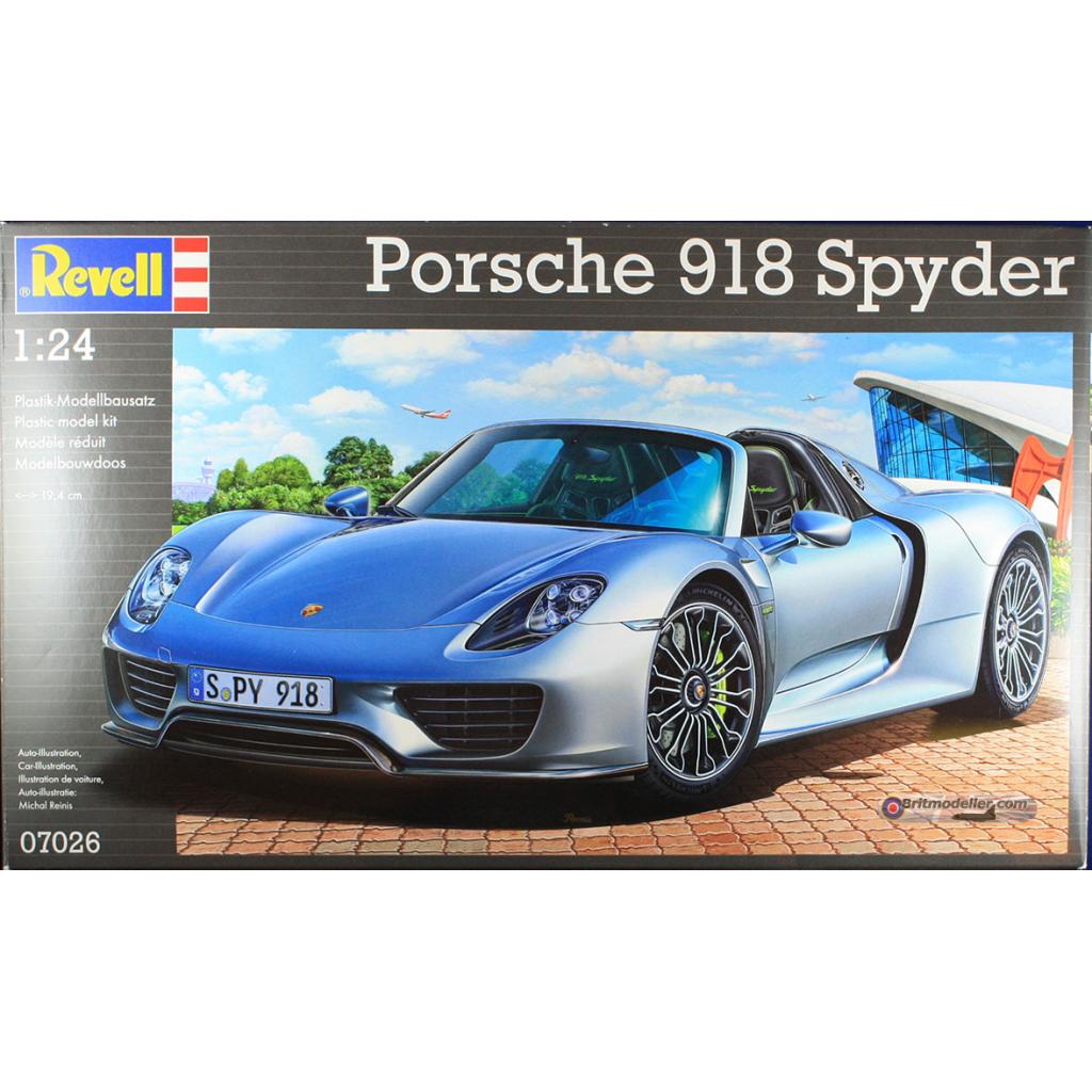 Збірна модель Revell Автомобіль Porsche 918 Spyder1 :24 (7026) - зображення 1