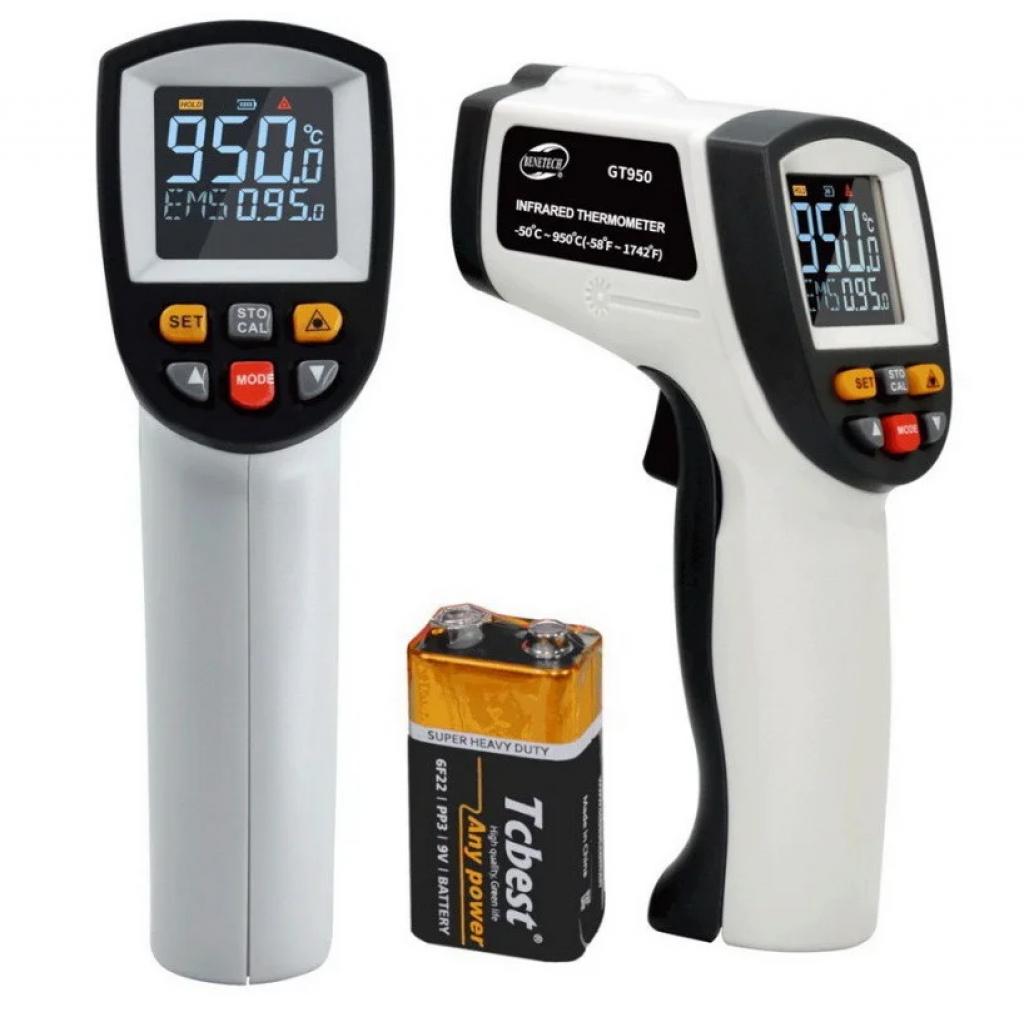 Пірометр Benetech бесконтактний інфрачервоний -50-950°C (GT950) - изображение 4
