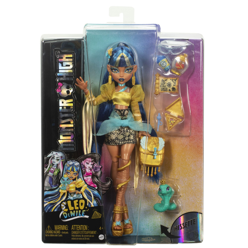 Лялька Monster High Монстро-класика нове покоління Клео (HXH74) - зображення 6