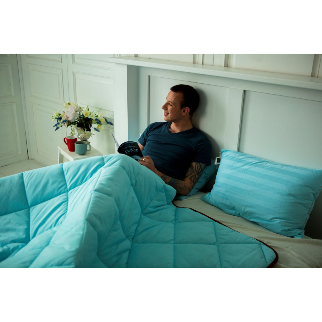 Ковдра MirSon антиалергенна EcoSilk Premium Valentino №010 демі 200х220 см (2200000009135) - зображення 9