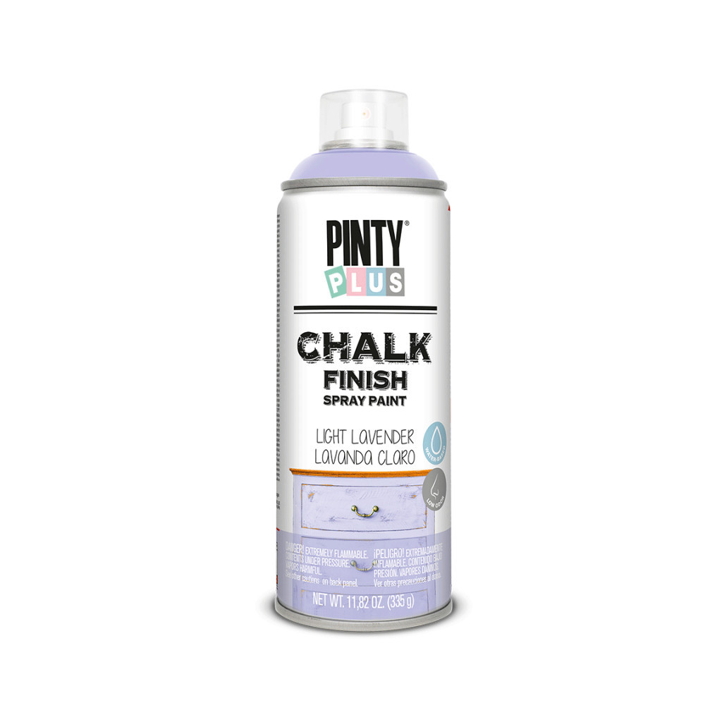 Фарба-аерозоль Pintyplus на водній основі Chalk-finish, Лавандова світла, 400 мл (8429576282207) - зображення 1