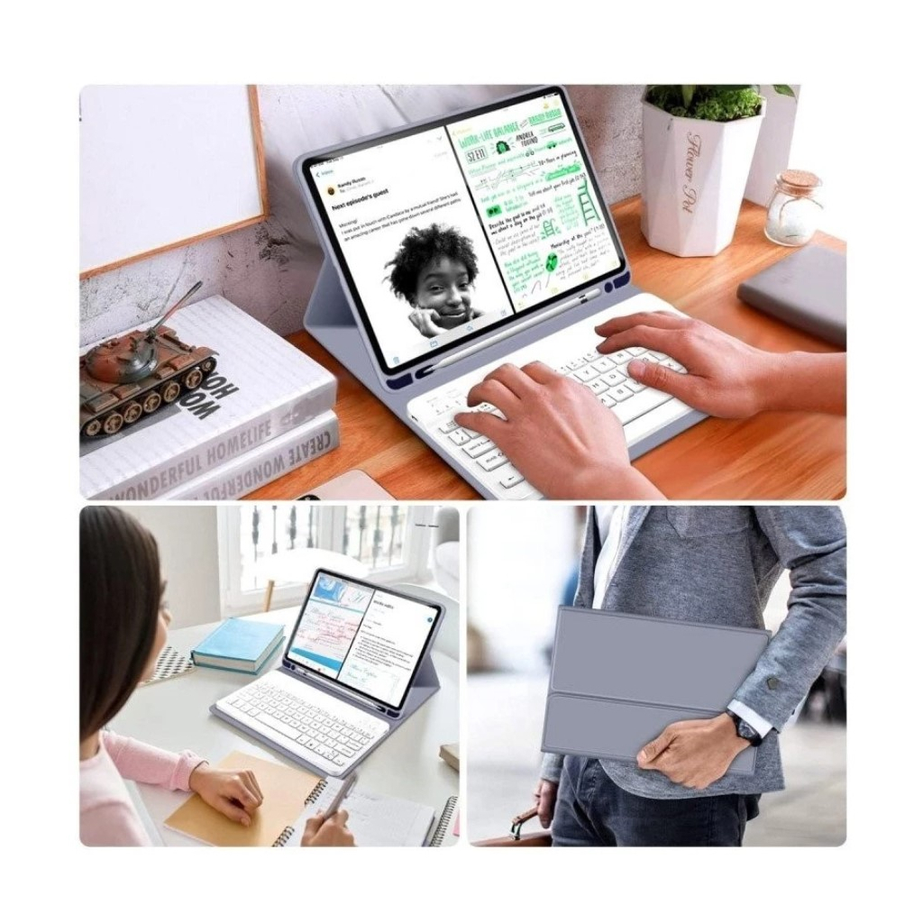 Чохол до планшета BeCover with keyboard Apple iPad Pro 13" M4 2024 Purple (713007) - изображение 11