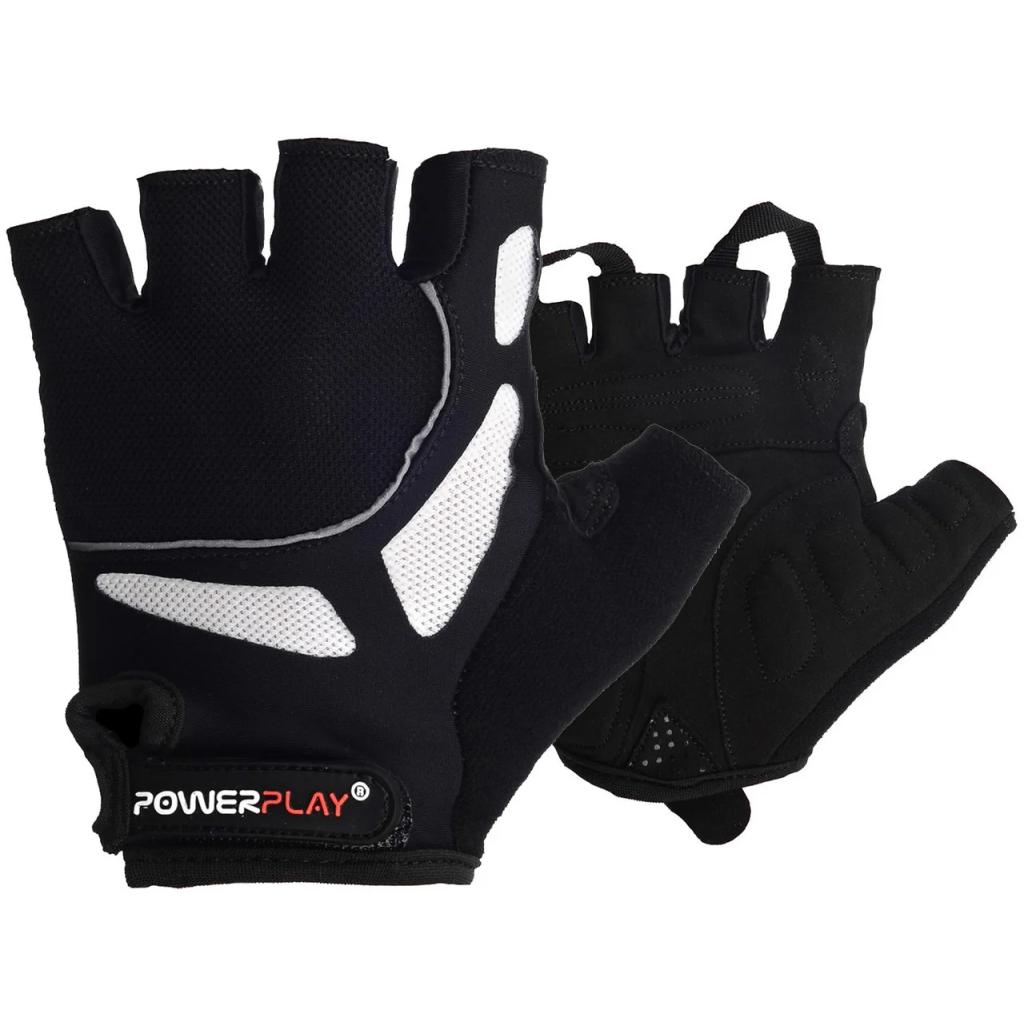 Велорукавиці PowerPlay 5087 Black M (5087_M_Black) - зображення 1