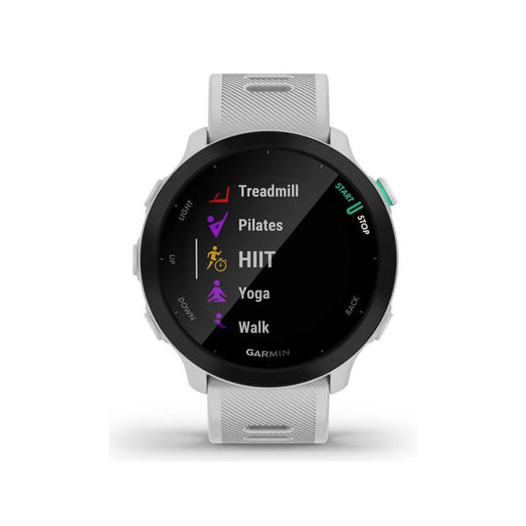 Смарт-годинник Garmin Forerunner 55, Whitestone, GPS (010-02562-11) - зображення 5